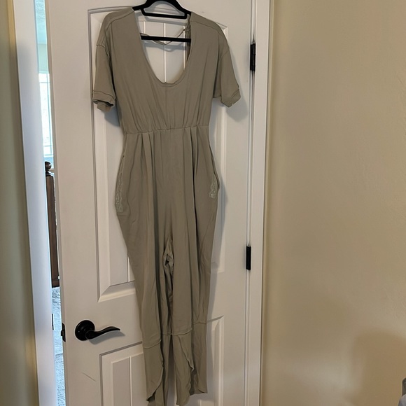 NWOT Free People Intimately Good Side Romper Lima Bean Green Size XS - Picture 5 of 15